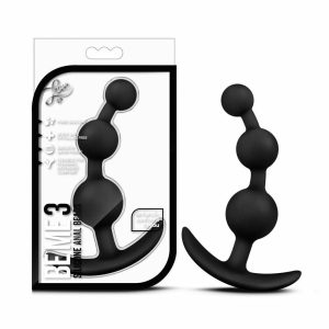 Anal Beads | Be Me 3 Black 5.25-Inch Anal Plug With Handle Anal Anal Beads