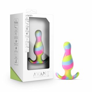 Artisan | Kaleido Lime: Artisan 3 Inch Tapered Stayput™ Butt Plug with Pleasure Curves – Elegantly Made with Smooth Ultrasilk® Purio™ Silicone Artisan Artisan