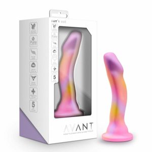 Artisan | Sun’s Out Pink: Artisan 7 Inch Curved P-Spot / G-Spot Dildo with Suction Cup Base – Elegantly Made with Smooth Ultrasilk® Purio™ Silicone Artisan Artisan