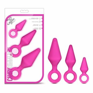 Beginner Kits | Candy Rimmer Kit Fuchsia Anal Plug With Handle Anal Beginner Kits