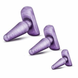 Beginner Kits | Trainer Kit Purple Swirl Anal Plug Anal Beginner Kits