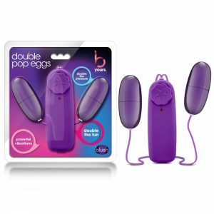 Bullet Vibrators | Double Pop Egg Plum 2-Inch Vibrating Egg Bullet Vibrators Bullet Vibrators