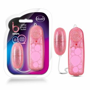 Bullet Vibrators | Glitter Power Bullet Pink 2.25-Inch Vibrating Bullet Vibrators Bullet Vibrators