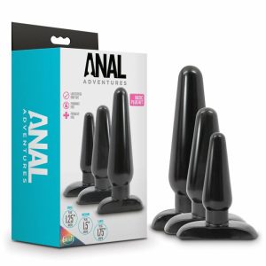 Butt Plugs | Basic Kit Black Anal Plug Anal Butt Plugs