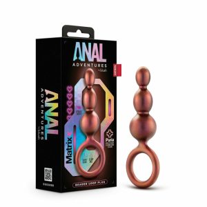 Butt Plugs | Beaded Loop Plug – Copper Anal Butt Plugs