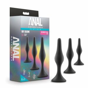 Butt Plugs | Beginner Kit Black Anal Plug Anal Butt Plugs