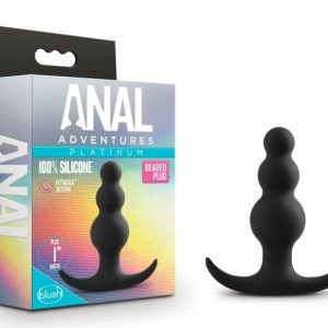 Butt Plugs | Black 3-Inch Anal Beads Anal Butt Plugs