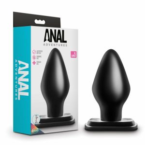 Butt Plugs | Black 5.25-Inch Anal Plug Anal Butt Plugs