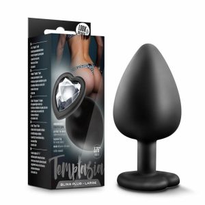 Butt Plugs | Bling Black 3.75-Inch Anal Plug Anal Butt Plugs