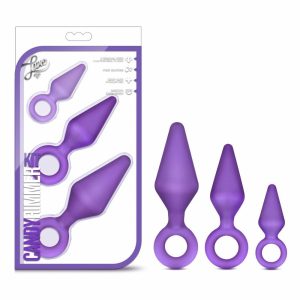 Butt Plugs | Candy Rimmer Kit Purple Anal Plug With Handle Anal Butt Plugs