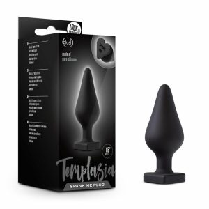 Butt Plugs | Spank Me Black 3.5-Inch Anal Plug Anal Butt Plugs