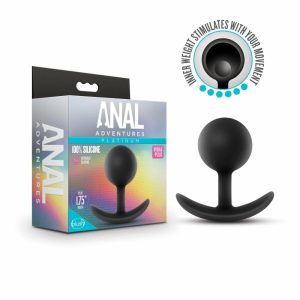 Butt Plugs | Vibra Black 3.5-Inch Anal Plug Anal Butt Plugs