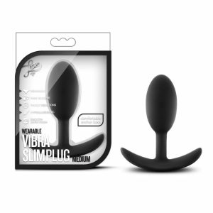 Butt Plugs | Wearable Vibra Slim Black 4-Inch Anal Plug Anal Butt Plugs