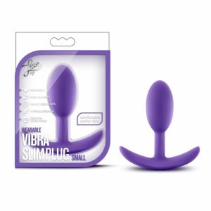 Butt Plugs | Wearable Vibra Slim Purple 3.5-Inch Anal Plug Anal Butt Plugs