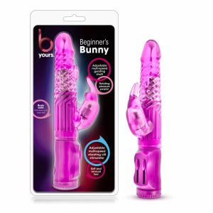 Clitoris Stimulation | Beginner’s Bunny Pink 8.75-Inch Rabbit Vibrator Clitoris Stimulation Clitoris Stimulation