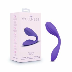 Clitoris Stimulation | Duo Purple UltraSilk® Vibrator – Made with Purio® Silicone Clitoris Stimulation Clitoris Stimulation