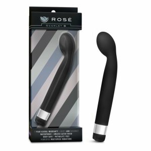 Clitoris Stimulation | Scarlet G G-Spot Black 8.5-Inch Vibrator Vibrators Clitoris Stimulation