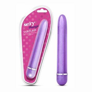 Clitoris Stimulation | Slimline Vibe Purple 7-Inch Vibrator Clitoris Stimulation Clitoris Stimulation