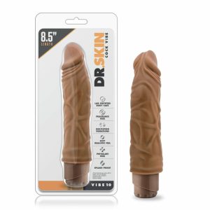 Couple’s Vibrators | Cock Vibe 10 Realistic Mocha 8.8-Inch Long Vibrating Dildo Couple's Vibrators Couple's Vibrators