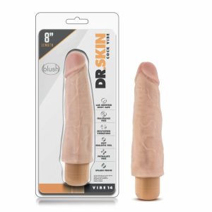 Couple’s Vibrators | Cock Vibe 14 Realistic Beige 8-Inch Long Vibrating Dildo Couple's Vibrators Couple's Vibrators