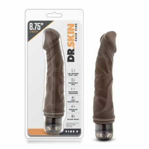 Couple’s Vibrators | Cock Vibe 6 Realistic Chocolate 9-Inch Long Vibrating Dildo Couple's Vibrators Couple's Vibrators