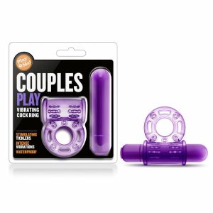 Couple’s Vibrators | Couples Play: Purple Vibrating Penis Ring Couple's Vibrators Couple's Vibrators