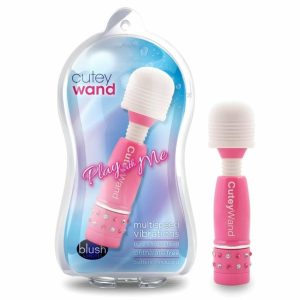 Couple’s Vibrators | Cutey Wand Pink Vibrating Mini Massage Wand Couple's Vibrators Couple's Vibrators