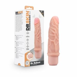 Couple’s Vibrators | Dr. Robert Beige 7.25-Inch Long Vibrating Dildo Couple's Vibrators Couple's Vibrators