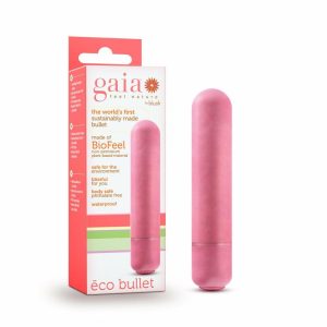 Couple’s Vibrators | Eco Bullet: Plant-Based 4″ Smooth Waterproof Bullet Vibrator in Pink – Made from Sustainable BioFeel™ Couple's Vibrators Couple's Vibrators