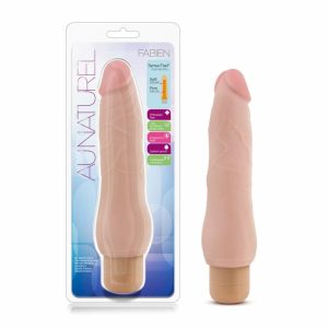 Couple’s Vibrators | Fabien Realistic Beige 9-Inch Long Vibrating Dildo Couple's Vibrators Couple's Vibrators