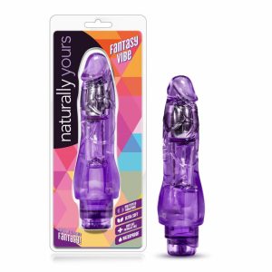 Couple’s Vibrators | Fantasy Vibe Realistic Purple 9-Inch Long Vibrating Dildo Couple's Vibrators Couple's Vibrators