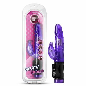 Couple’s Vibrators | Flutter Rabbit Realistic Purple 8.5-Inch Rabbit Vibrator Couple's Vibrators Couple's Vibrators