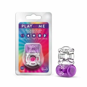 Couple’s Vibrators | One Night Stand: Purple Vibrating Penis Ring Couple's Vibrators Couple's Vibrators