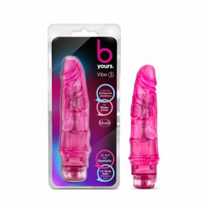 Couple’s Vibrators | Vibe #3 Realistic Pink 7.25-Inch Long Vibrating Dildo Couple's Vibrators Couple's Vibrators