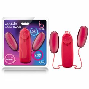 Egg Vibrators | Double Pop Egg Cerise 2-Inch Vibrating Egg Egg Vibrators Egg Vibrators