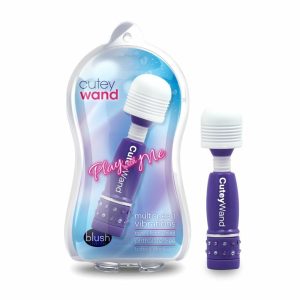 Massage Wands | Cutey Wand Purple Vibrating Mini Massage Wand Vibrators Massage Wands