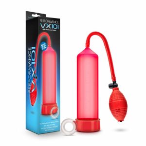 Penis Pumps | VX101 Beginner’s Male Enhancement Red Penis Pump For Penis Penis Pumps