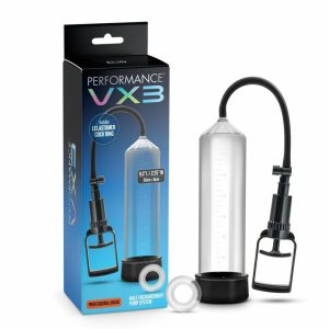 Penis Pumps | VX3 Male Enhancement Clear/Black Pump For Penis Penis Pumps