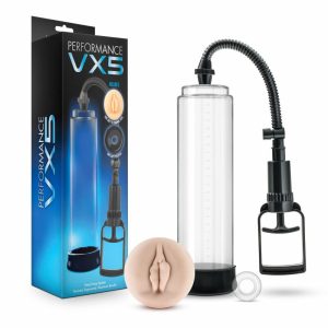 Penis Pumps | VX5 Male Enhancement Clear/Black Pump For Penis Penis Pumps