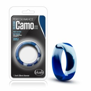 Penis Rings | Blue Camo Penis Ring – Made with Puria™ Silicone For Penis Penis Rings