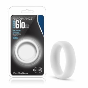 Penis Rings | Glo: Glow In The Dark White Penis Ring – Made with Puria™ Silicone For Penis Penis Rings