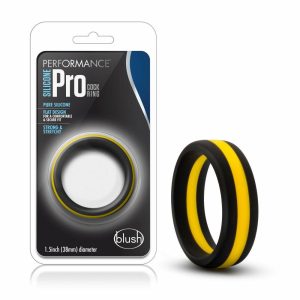 Penis Rings | Pro: Black & Gold Penis Ring – Made with Puria™ Silicone For Penis Penis Rings