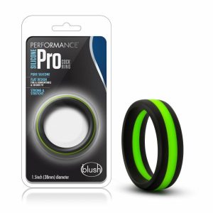 Penis Rings | Pro: Green & Black Penis Ring – Made with Puria™ Silicone For Penis Penis Rings