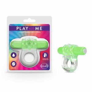 Penis Rings | Teaser: Green Vibrating Penis Ring For Penis Penis Rings