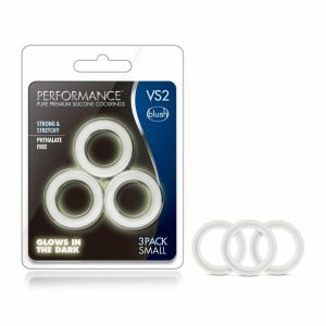 Penis Rings | VS2: Glow In The Dark White Small Penis Rings (3-Pack) – Made with Puria™ Silicone For Penis Penis Rings