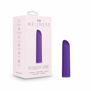 Sexual Wellness | Power Vibe RumbleTech Purple Satin Smooth Vibrator Dildos Sexual Wellness