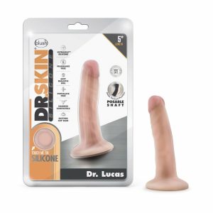 Silicone Dildos | Dr. Lucas Realistic Vanilla 5.5-Inch Long Dildo With Suction Cup Base Dildos Silicone Dildos