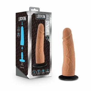 Silicone Dildos | Dynamite Realistic Mocha 7-Inch Long Dildo With Suction Cup Adapter Dildos Silicone Dildos