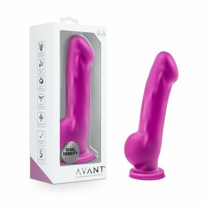 Silicone Dildos | Ergo Violet D7: Artisan 7 Inch Dildo with Suction Cup Base – Elegantly Made with Smooth Ultrasilk® Purio™ Silicone Dildos Silicone Dildos