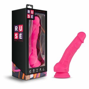 Silicone Dildos | Hypnotize Realistic G-Spot Hot Pink 7.5-Inch Long Dildo With Balls & Suction Cup Base Dildos Silicone Dildos